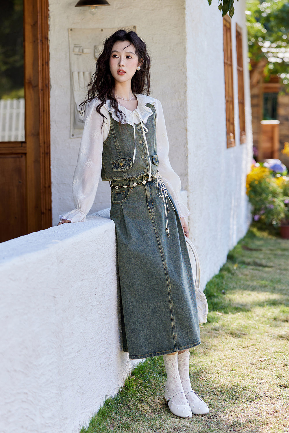 Vest and Skirt Set Separately Sold