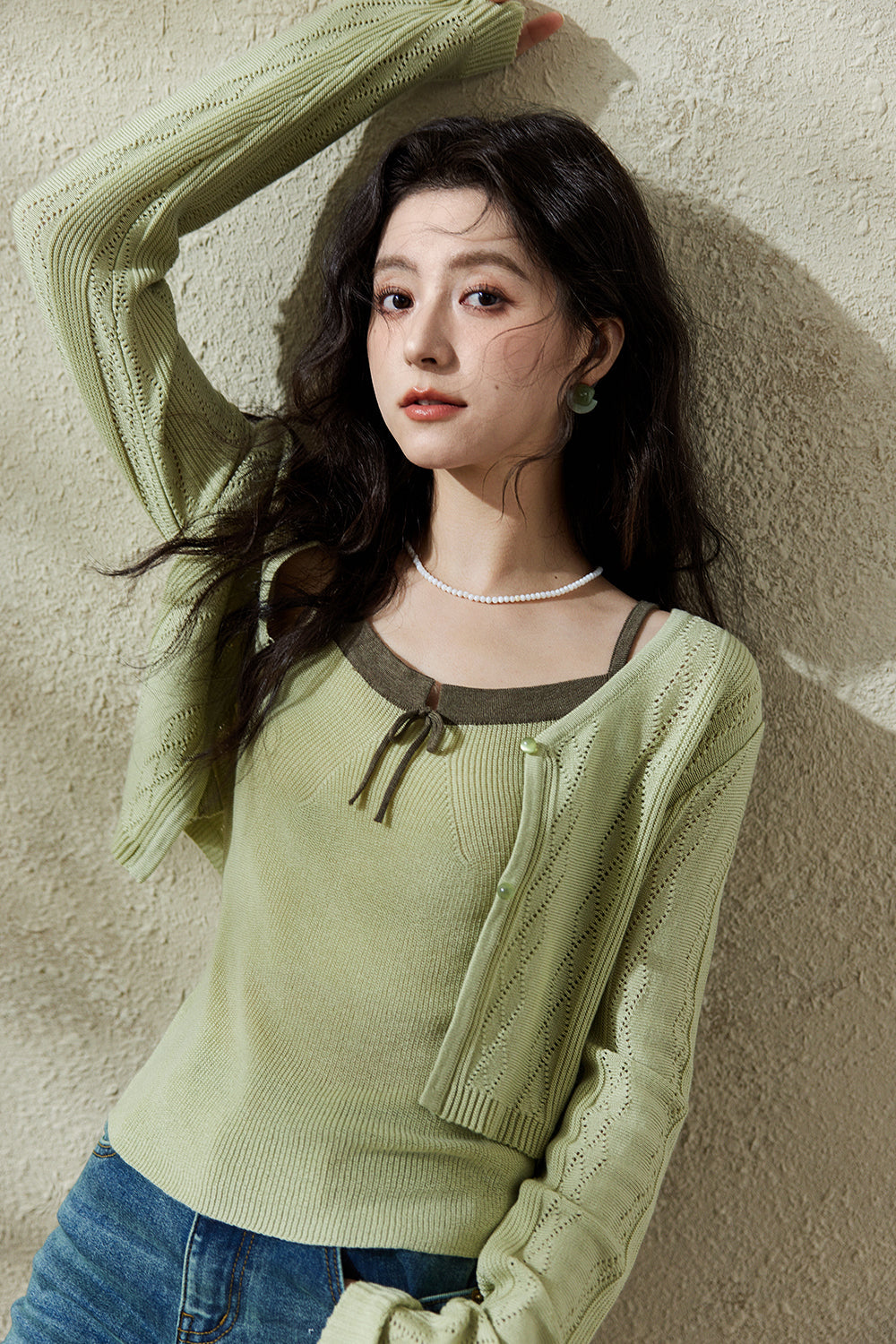 Knit Shirt Suit for Women