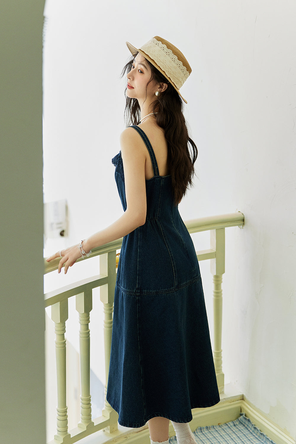 Spaghetti Strap Dress and Coat Set Separately Sold