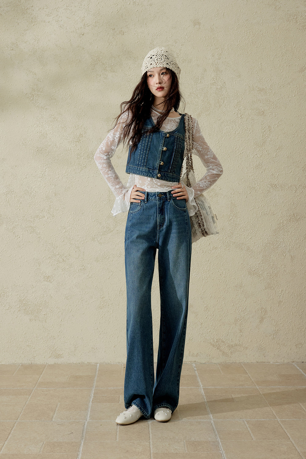 Vest and Jeans for Women Sold separately