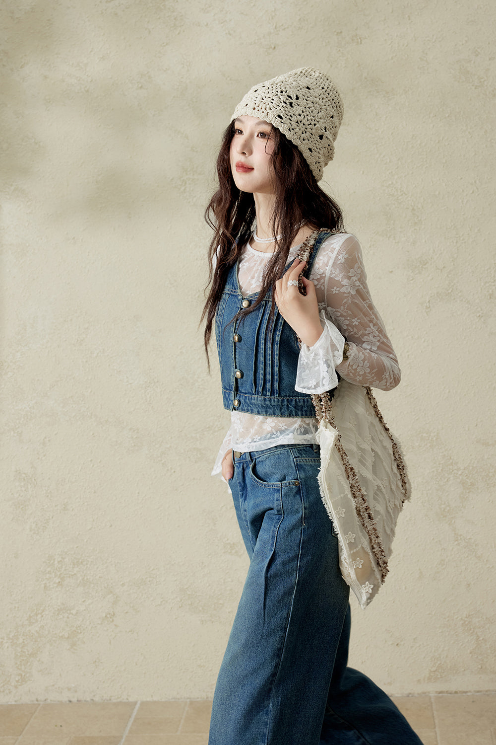 Vest and Jeans for Women Sold separately