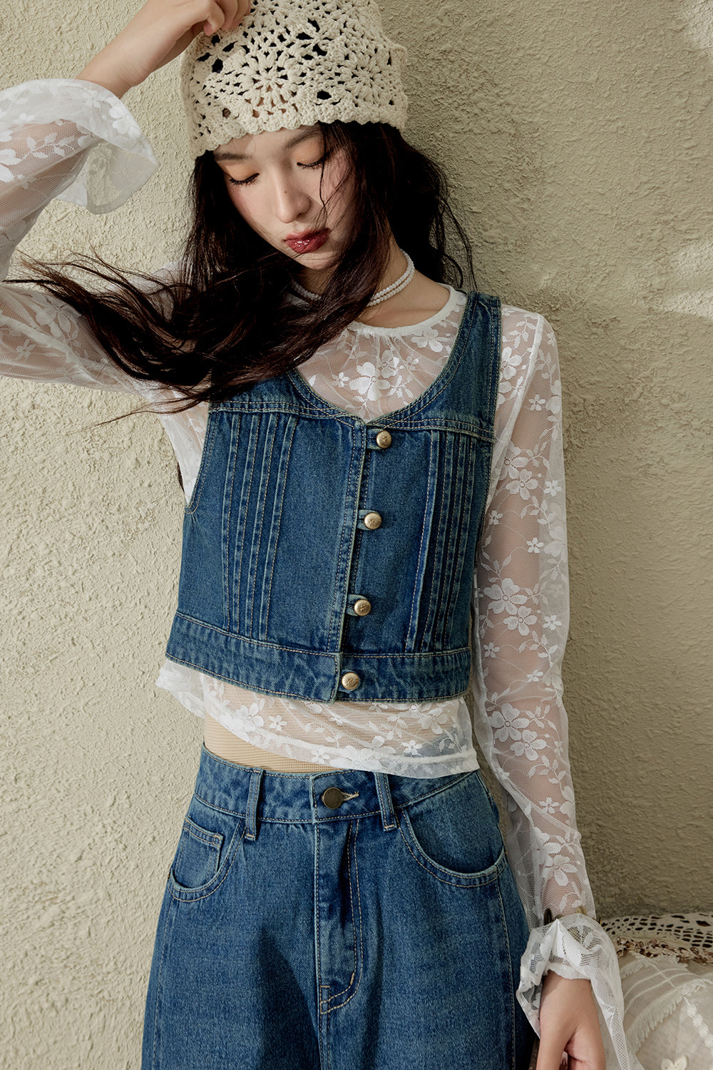 Vest and Jeans for Women Sold separately