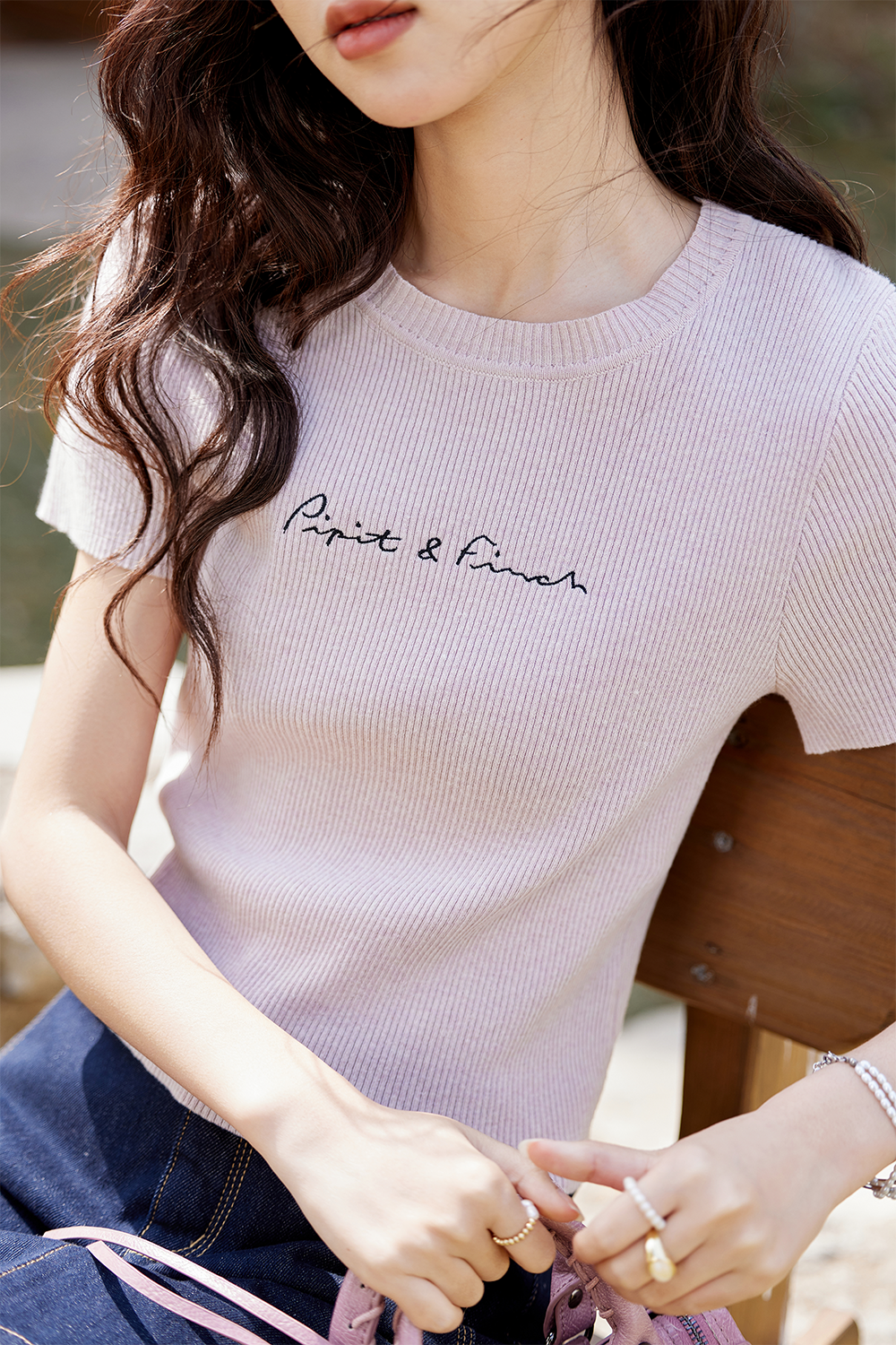 Knit T-shirt for Women