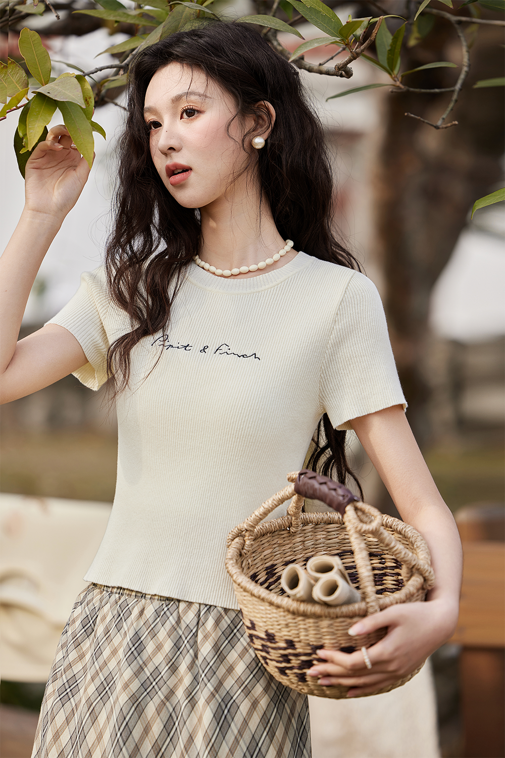 Knit T-shirt for Women