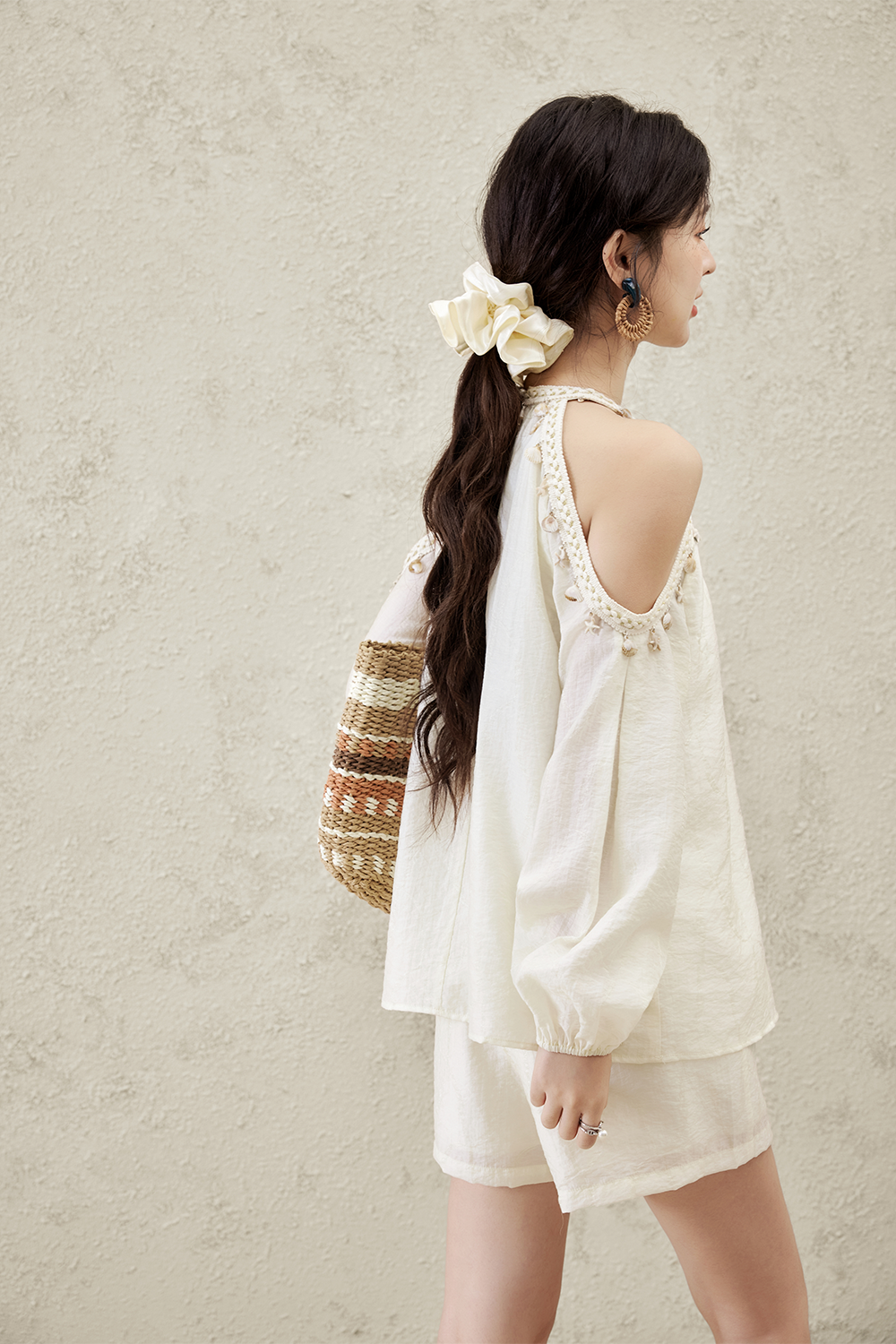 Blouse and Shorts Set