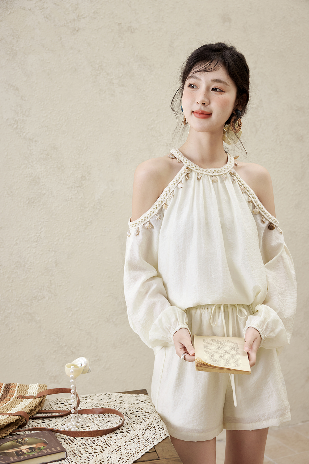 Blouse and Shorts Set
