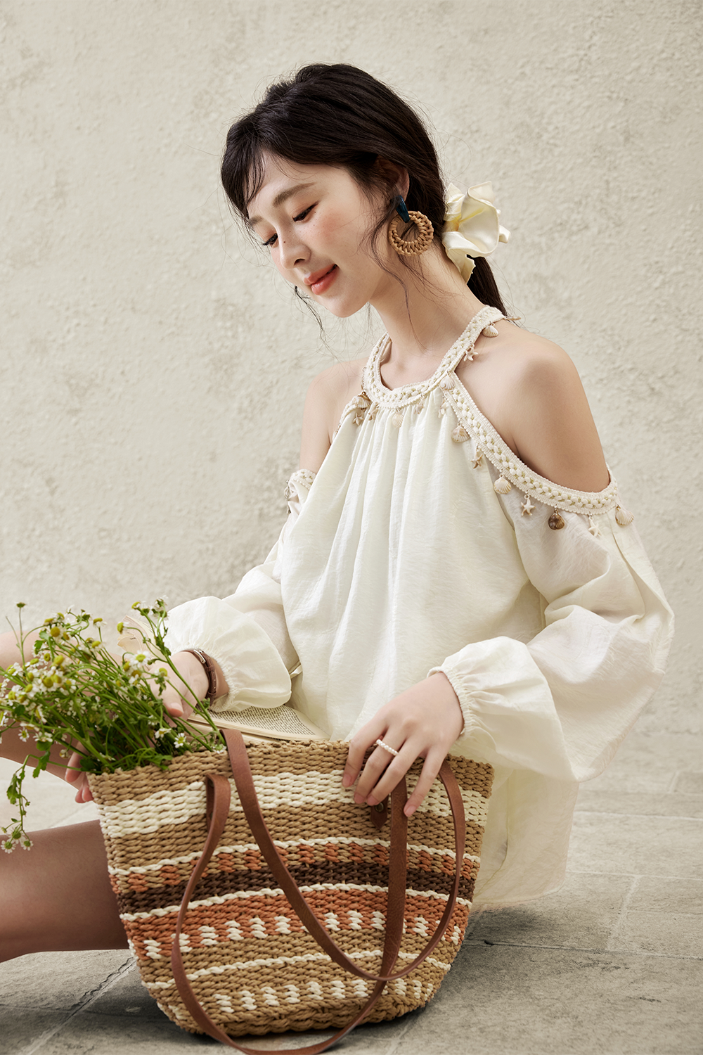 Blouse and Shorts Set