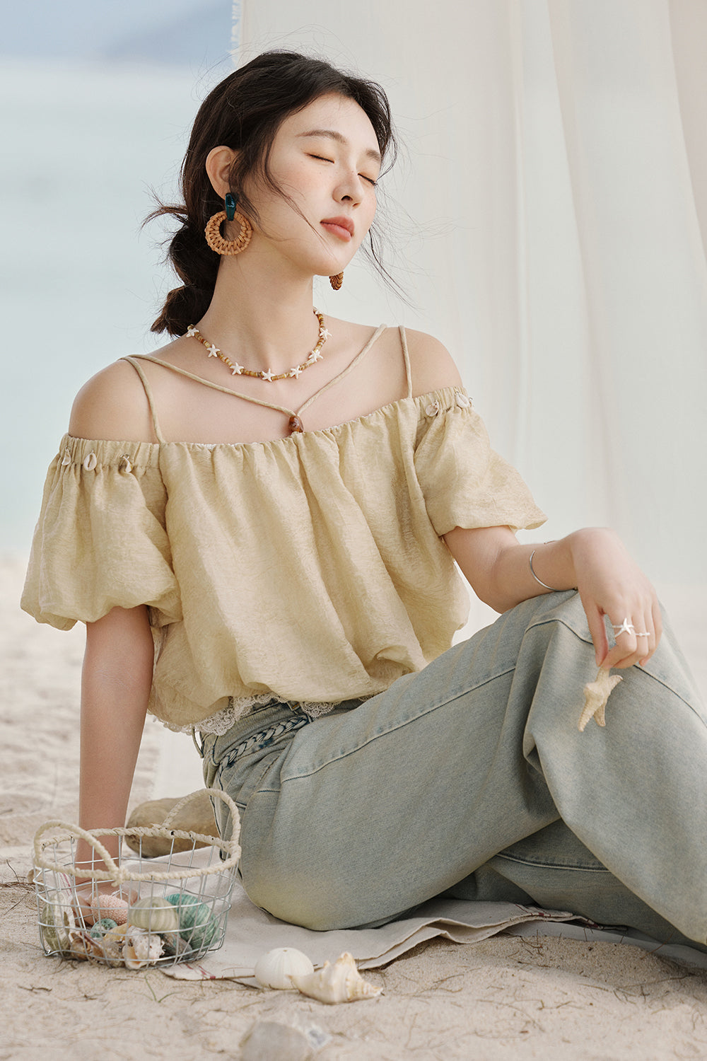 Off-shoulder Blouses for Women