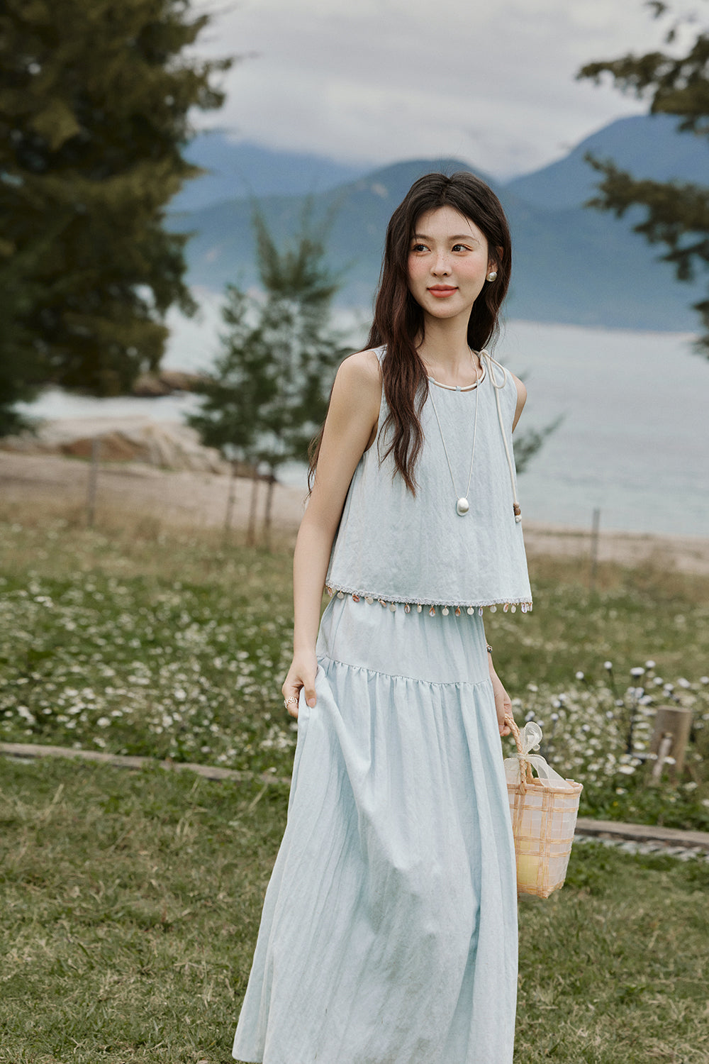 Blouse and Skirt Set