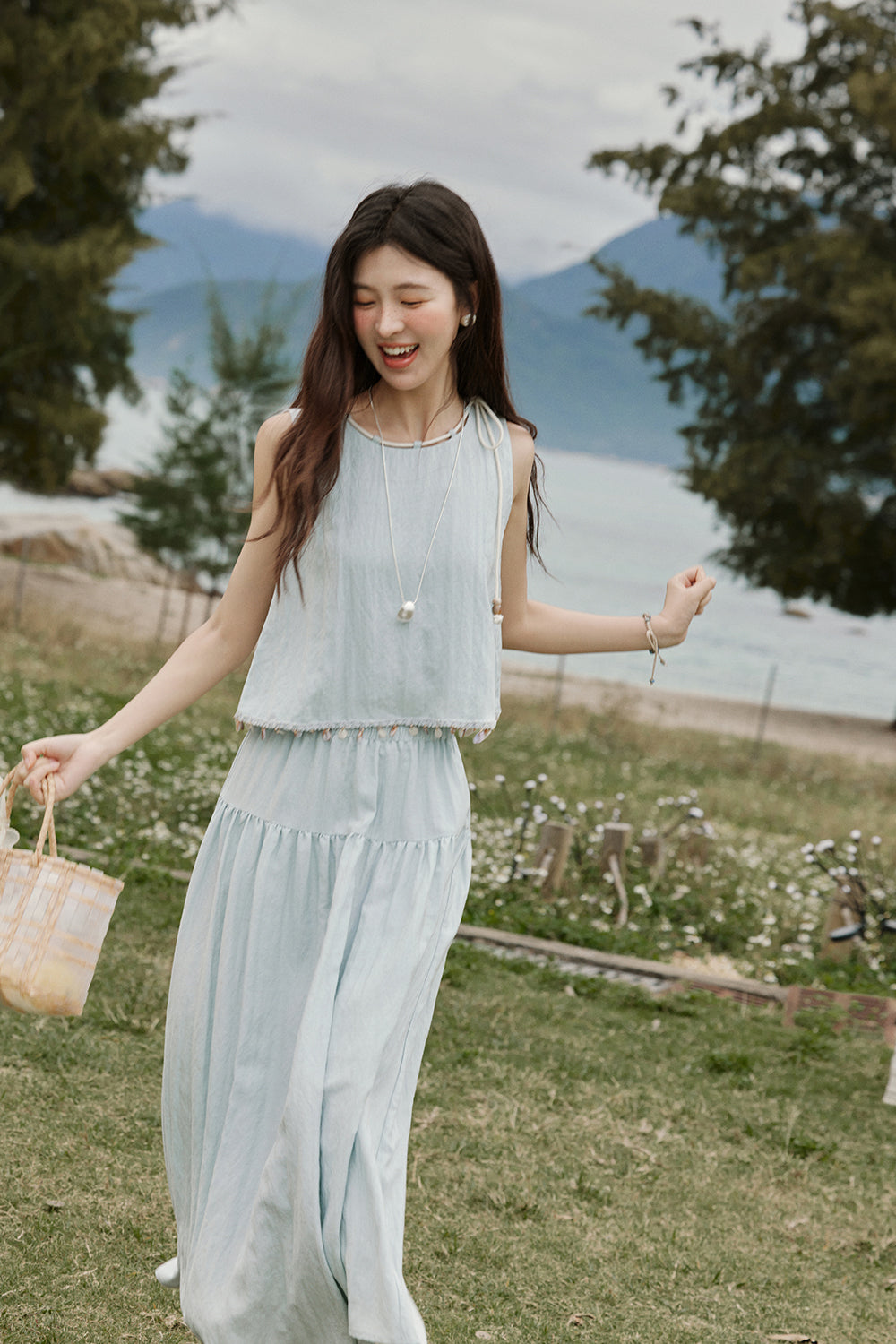 Blouse and Skirt Set