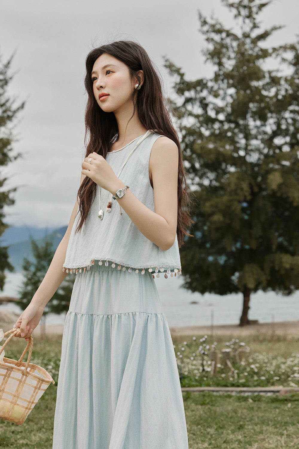Blouse and Skirt Set