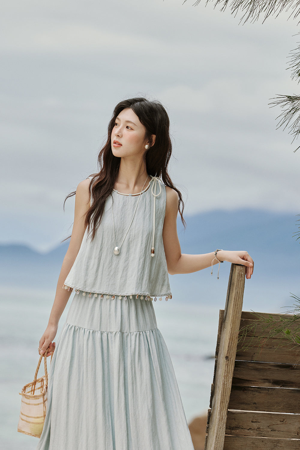 Blouse and Skirt Set