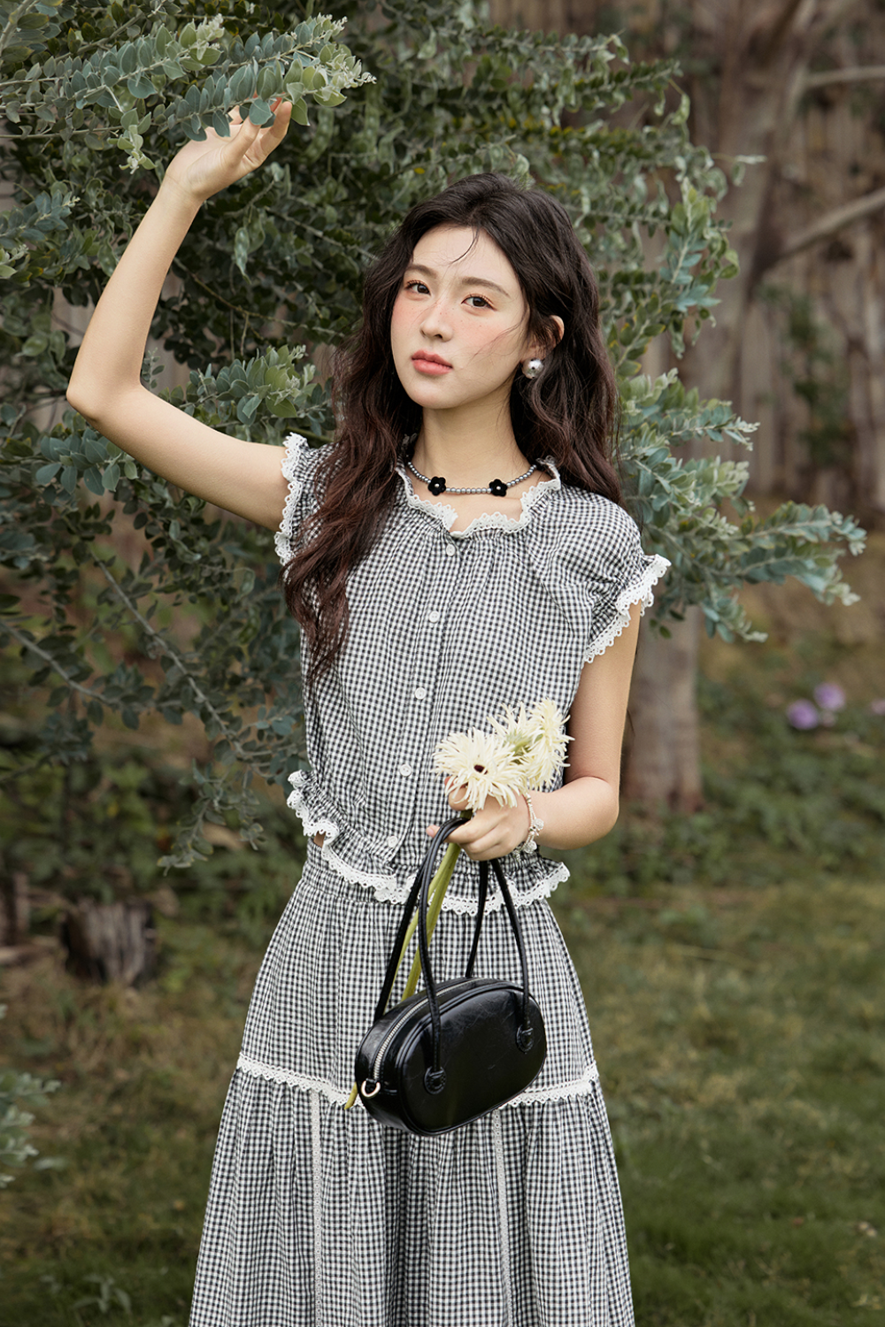 Blouse and Skirt Set