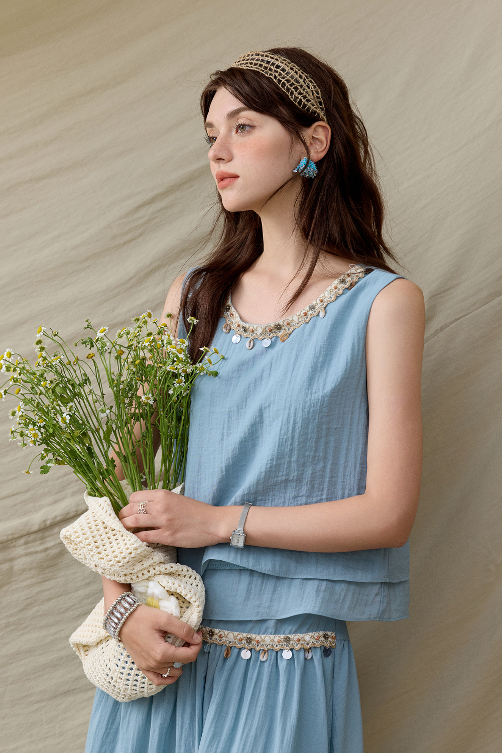 Blouse and Skirt Set