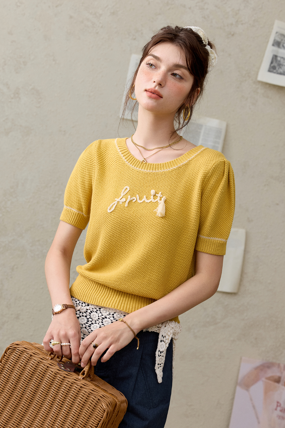 Knit T-shirt for Women