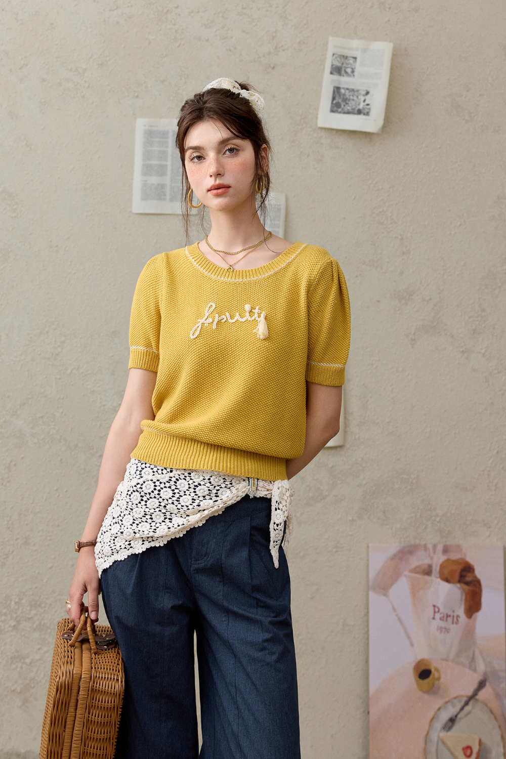 Knit T-shirt for Women