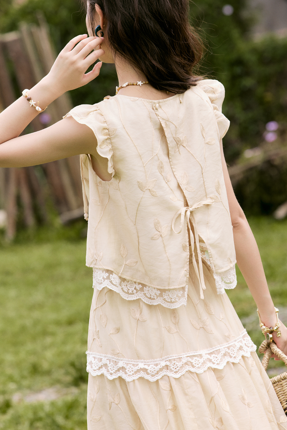 Blouse and Skirt Set