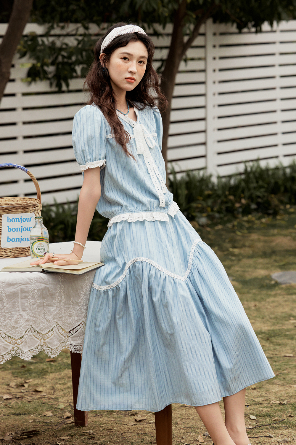 Blouse and Skirt Set