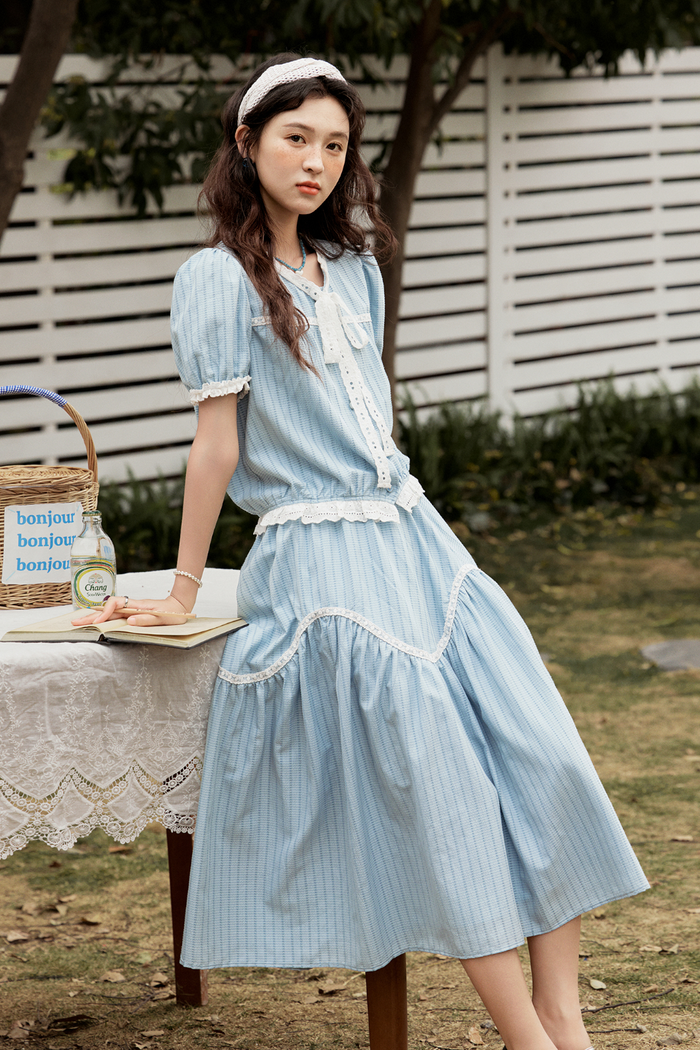 Blouse and Skirt Set