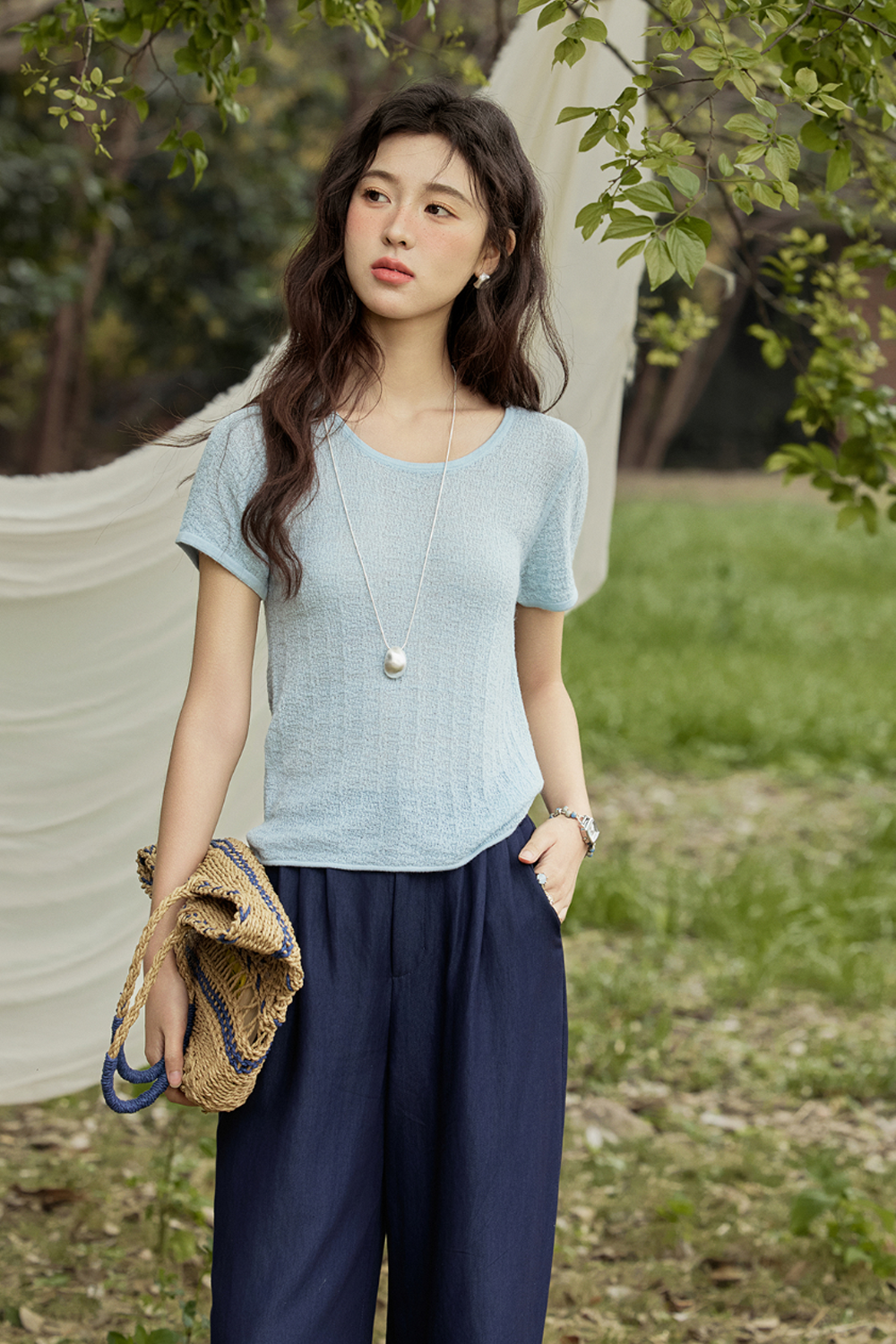 Knit T-shirt for Women