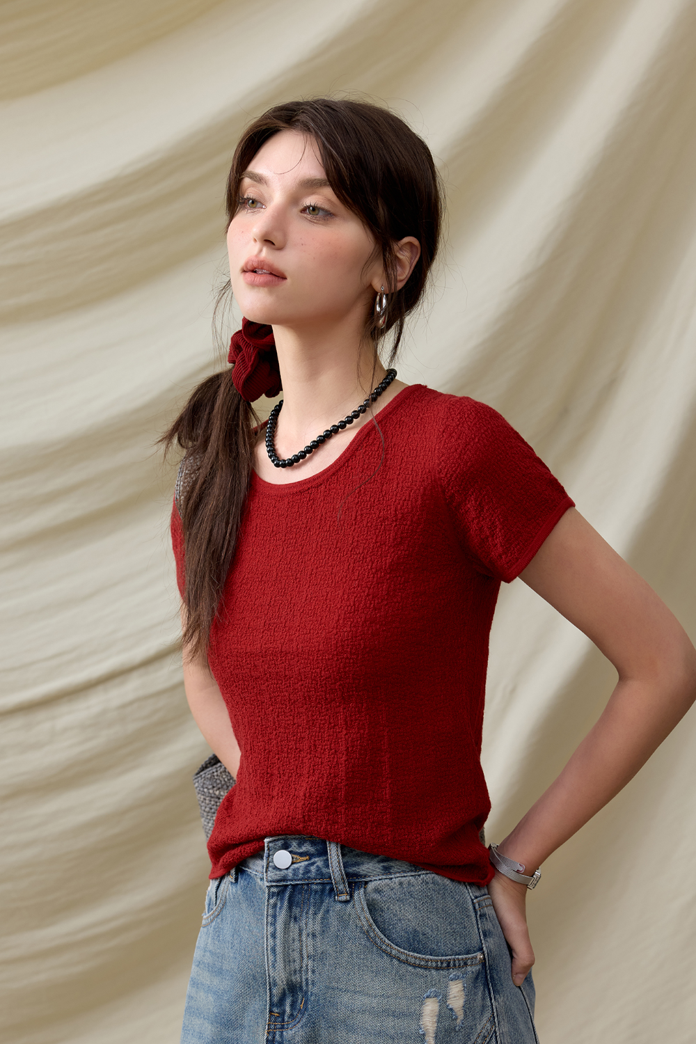 Knit T-shirt for Women