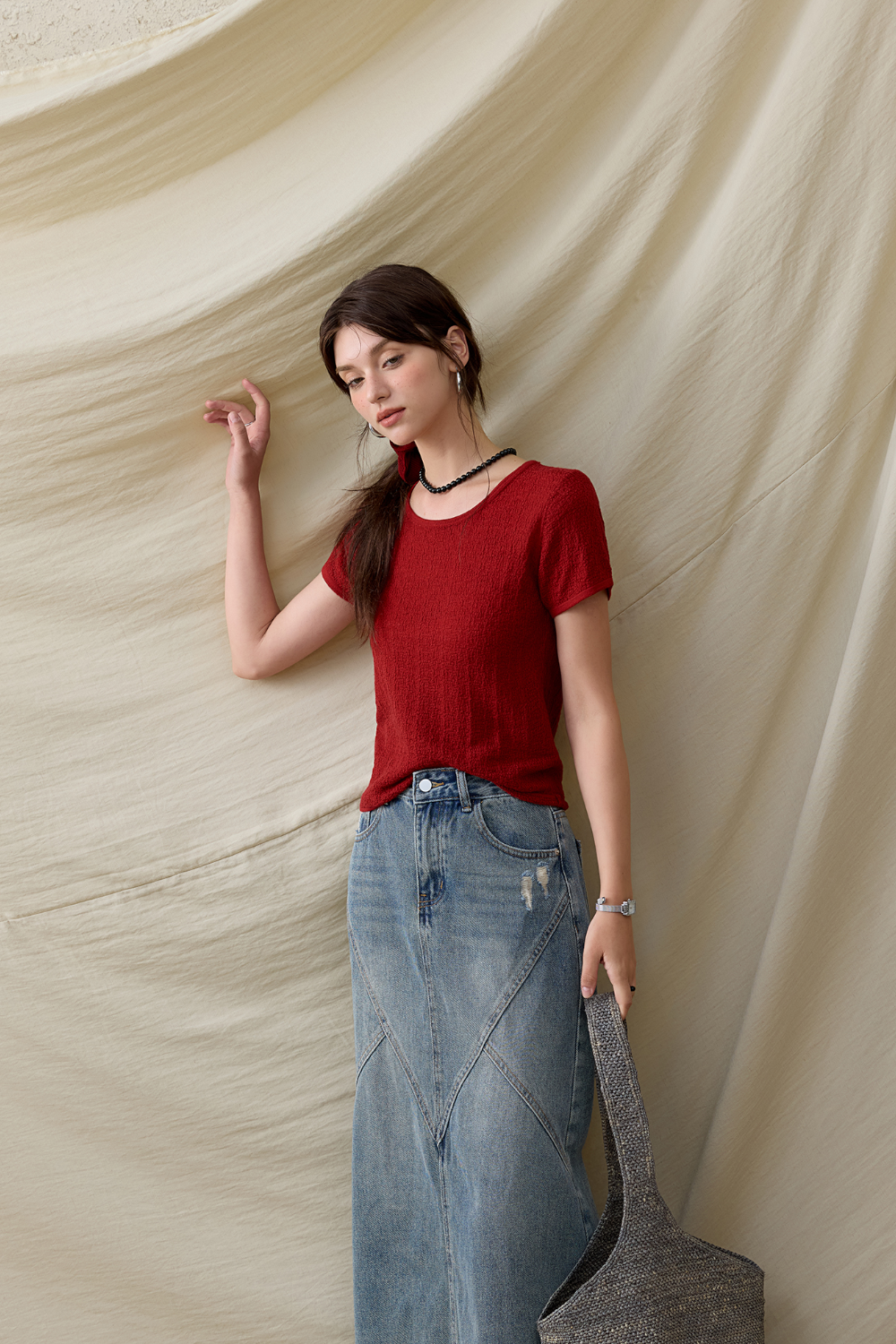Knit T-shirt for Women