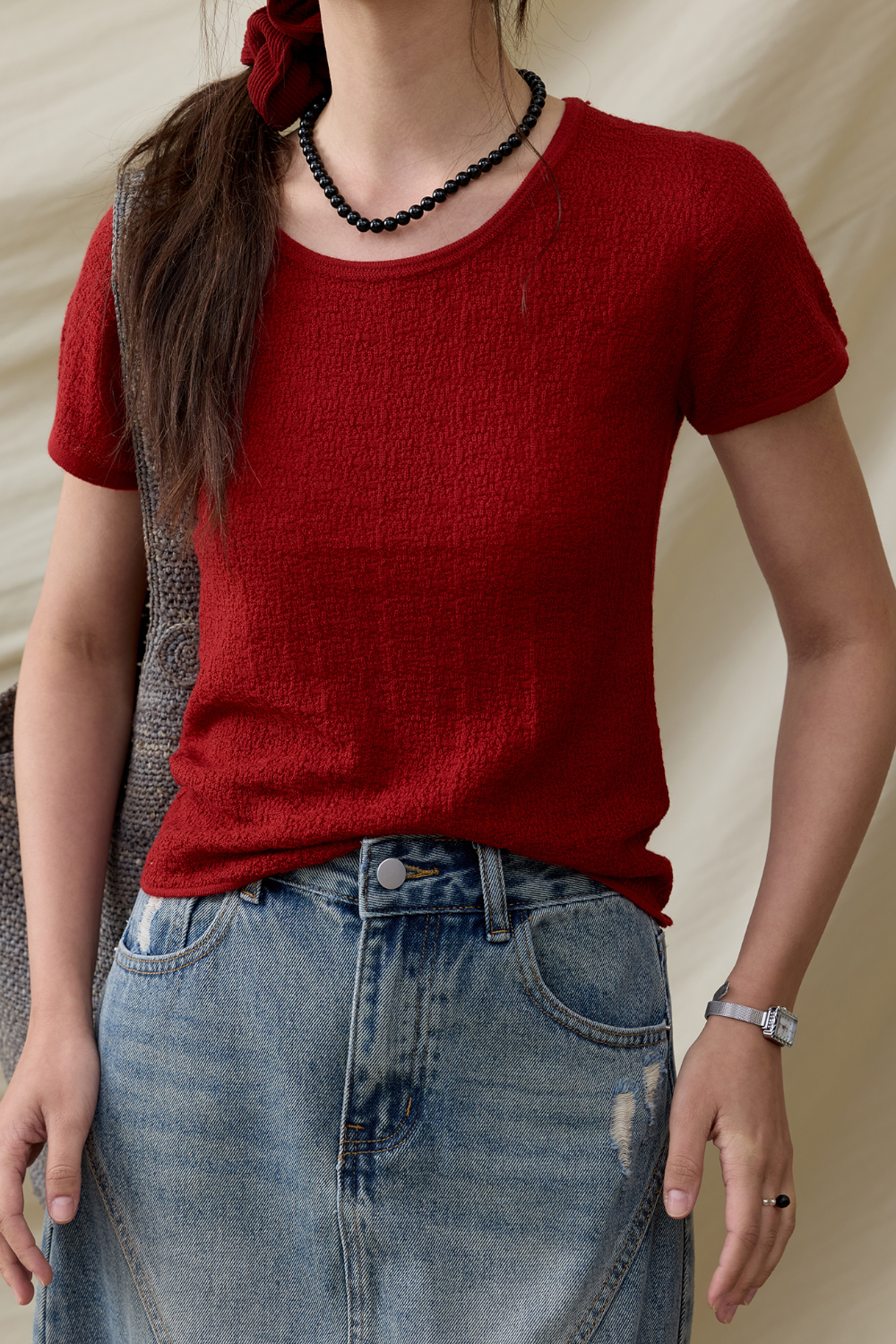 Knit T-shirt for Women