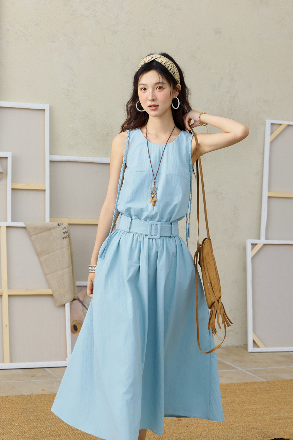 A-line Maxi Dress for Women