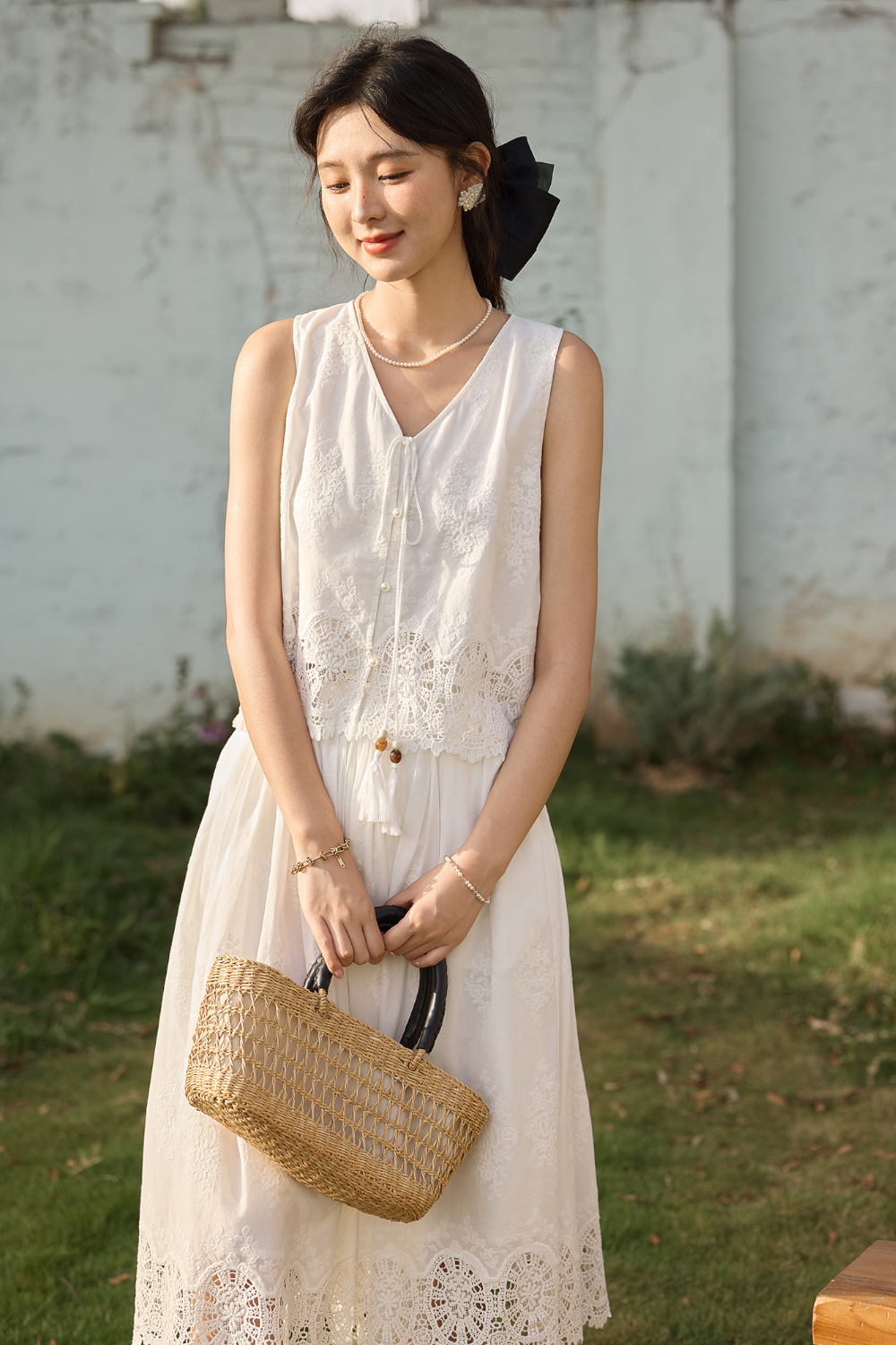 Blouse and Skirt Set