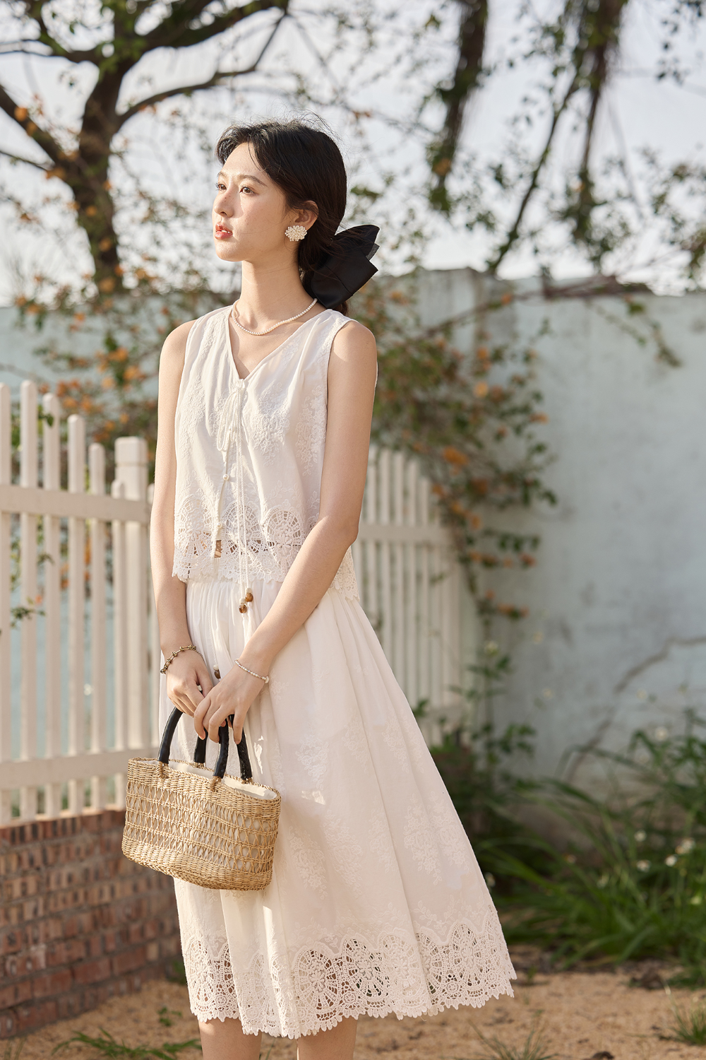 Blouse and Skirt Set