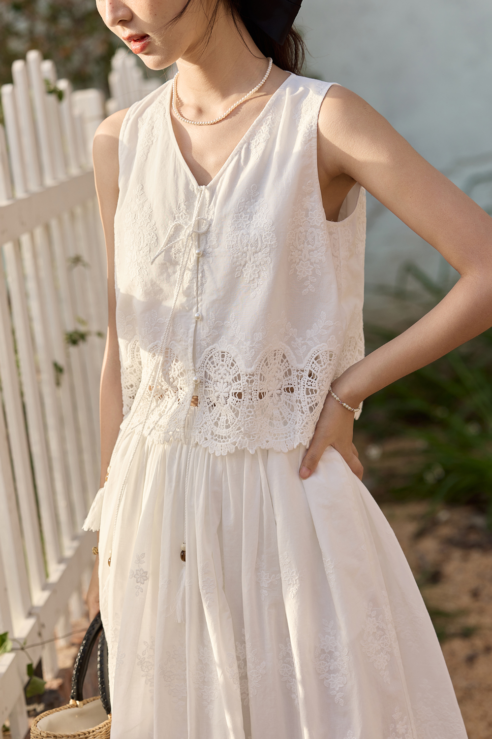Blouse and Skirt Set
