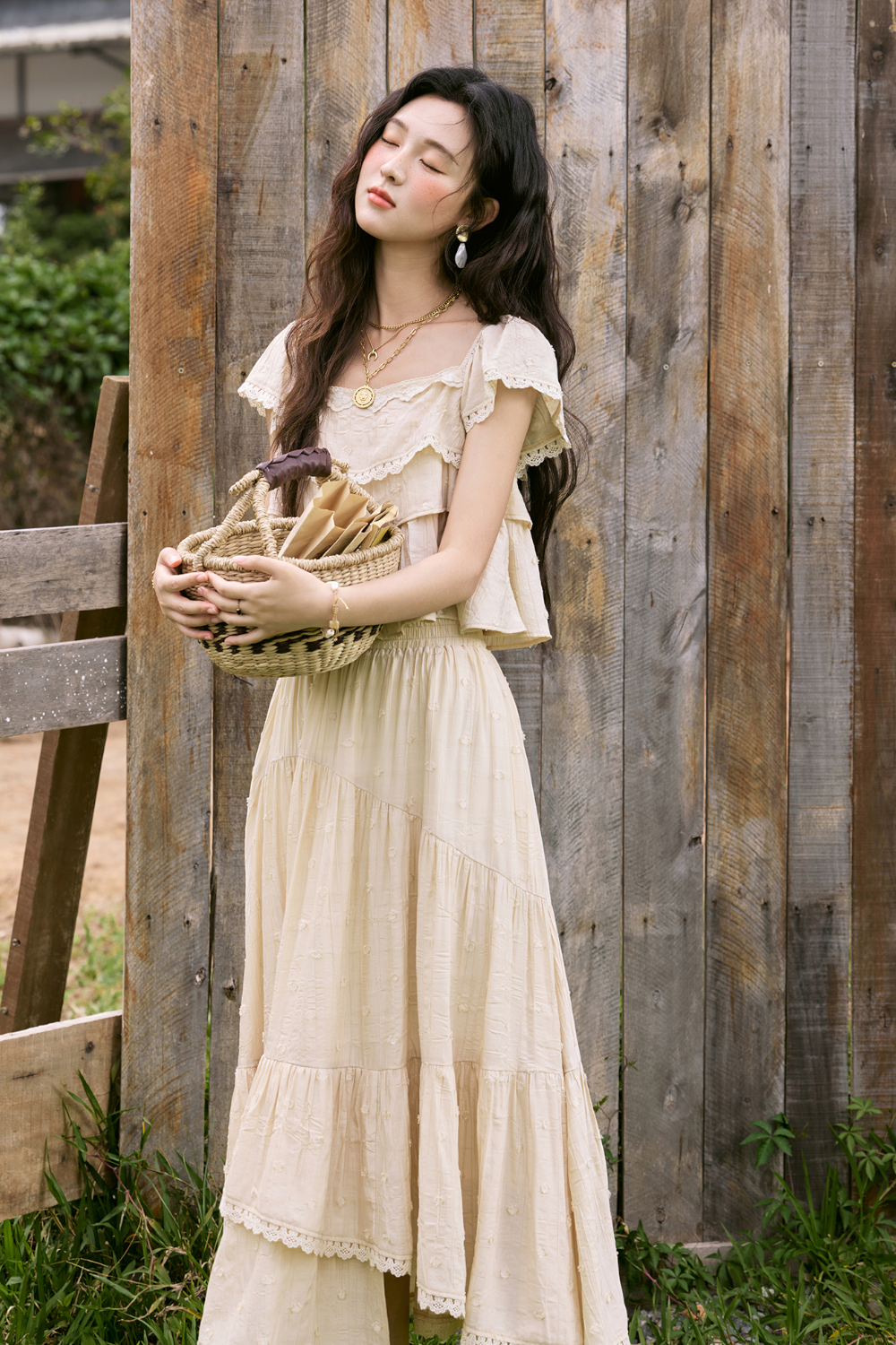 Blouse and Skirt Set