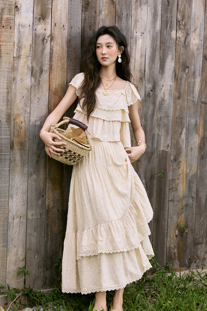 Blouse and Skirt Set