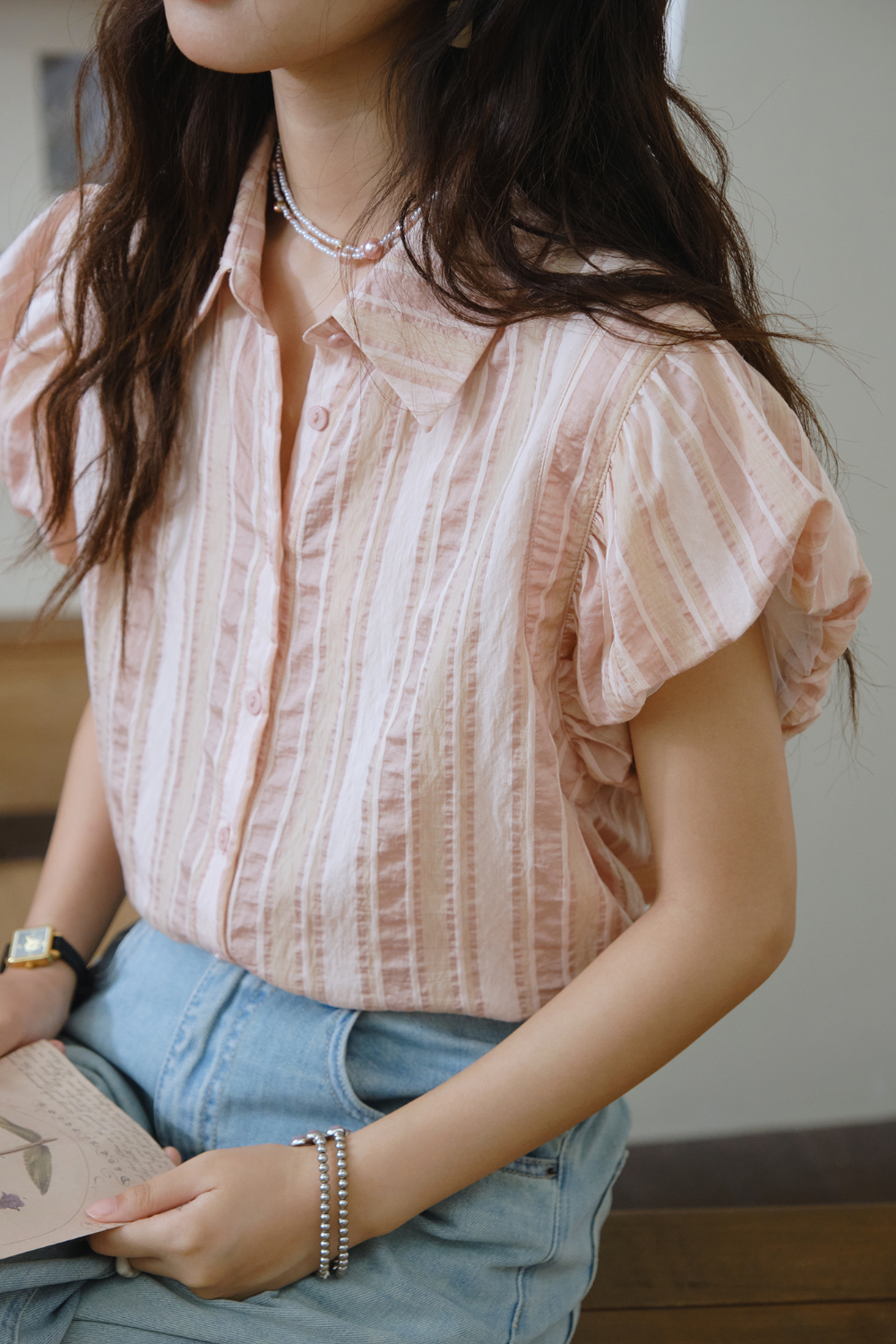 Puff Sleeve Blouse for Women