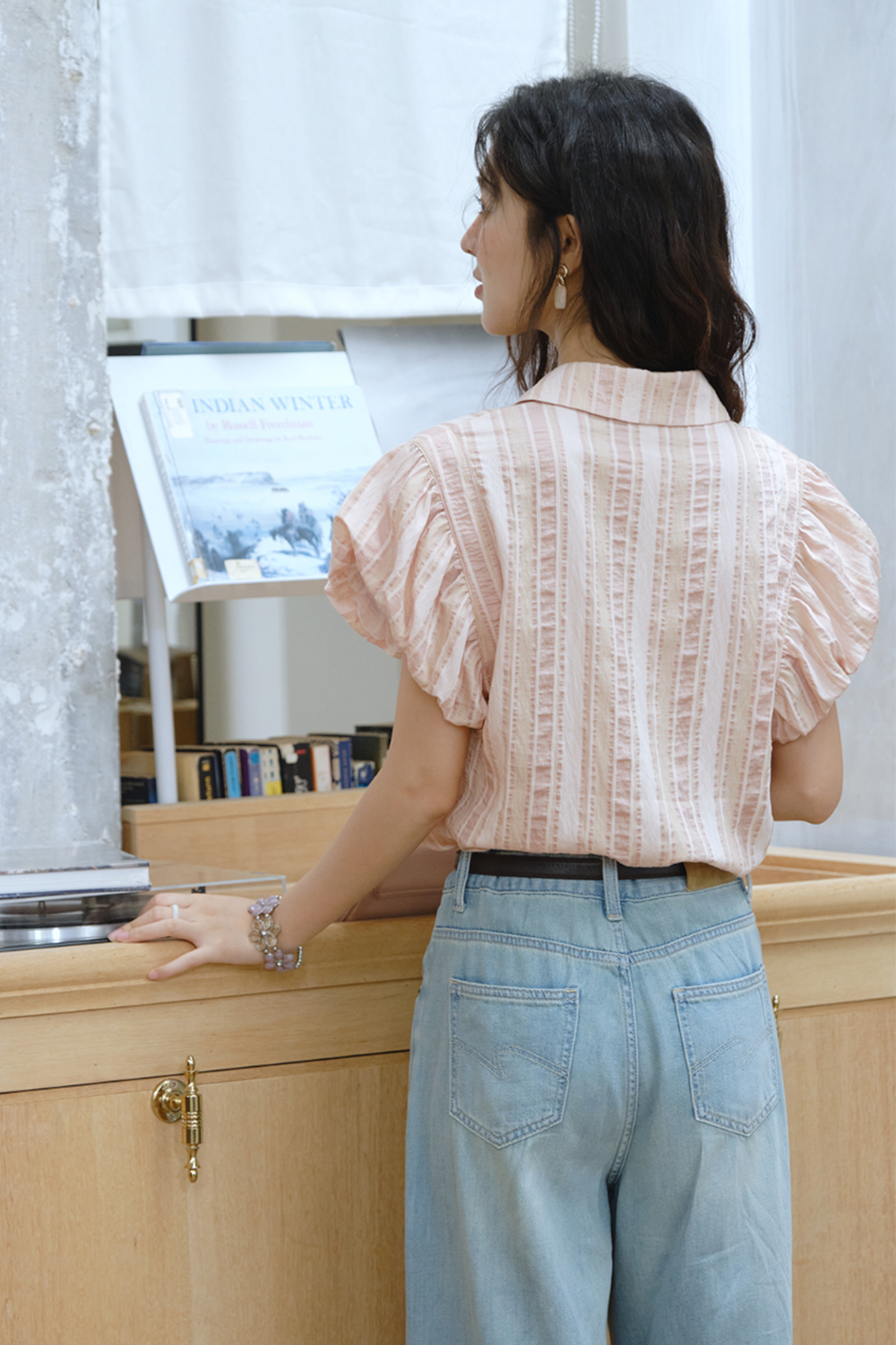 Puff Sleeve Blouse for Women