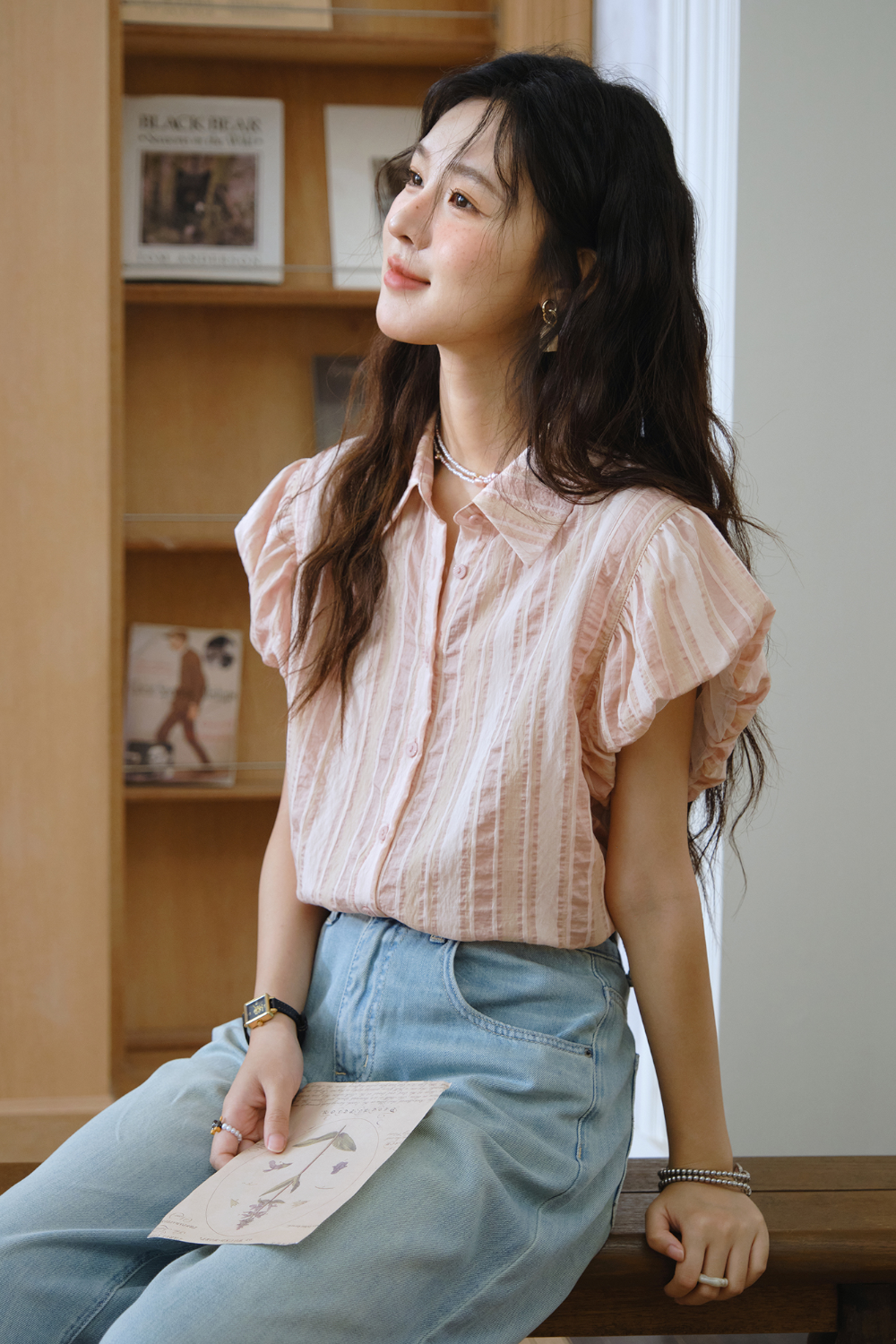 Puff Sleeve Blouse for Women