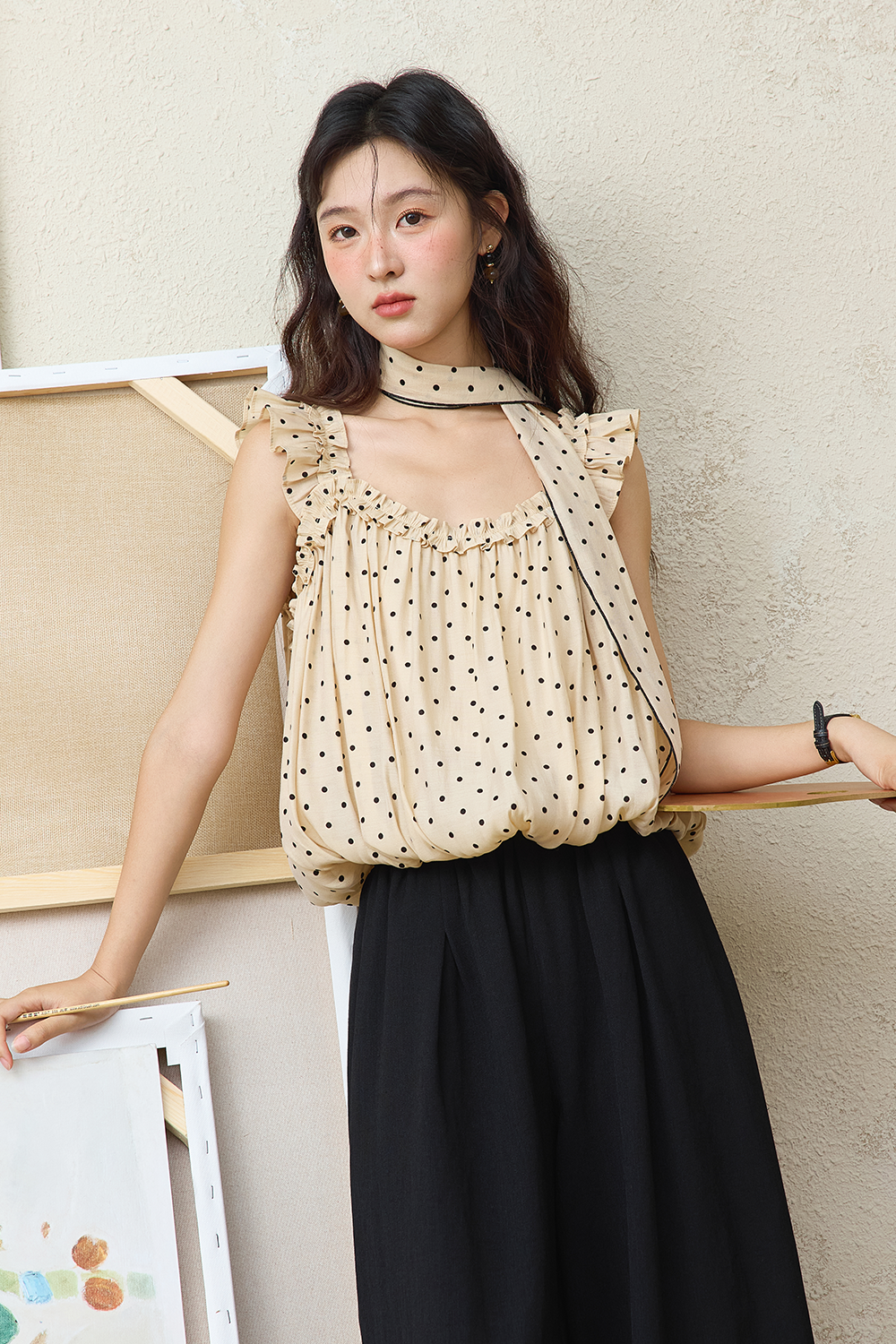 Blouse and Pant Set