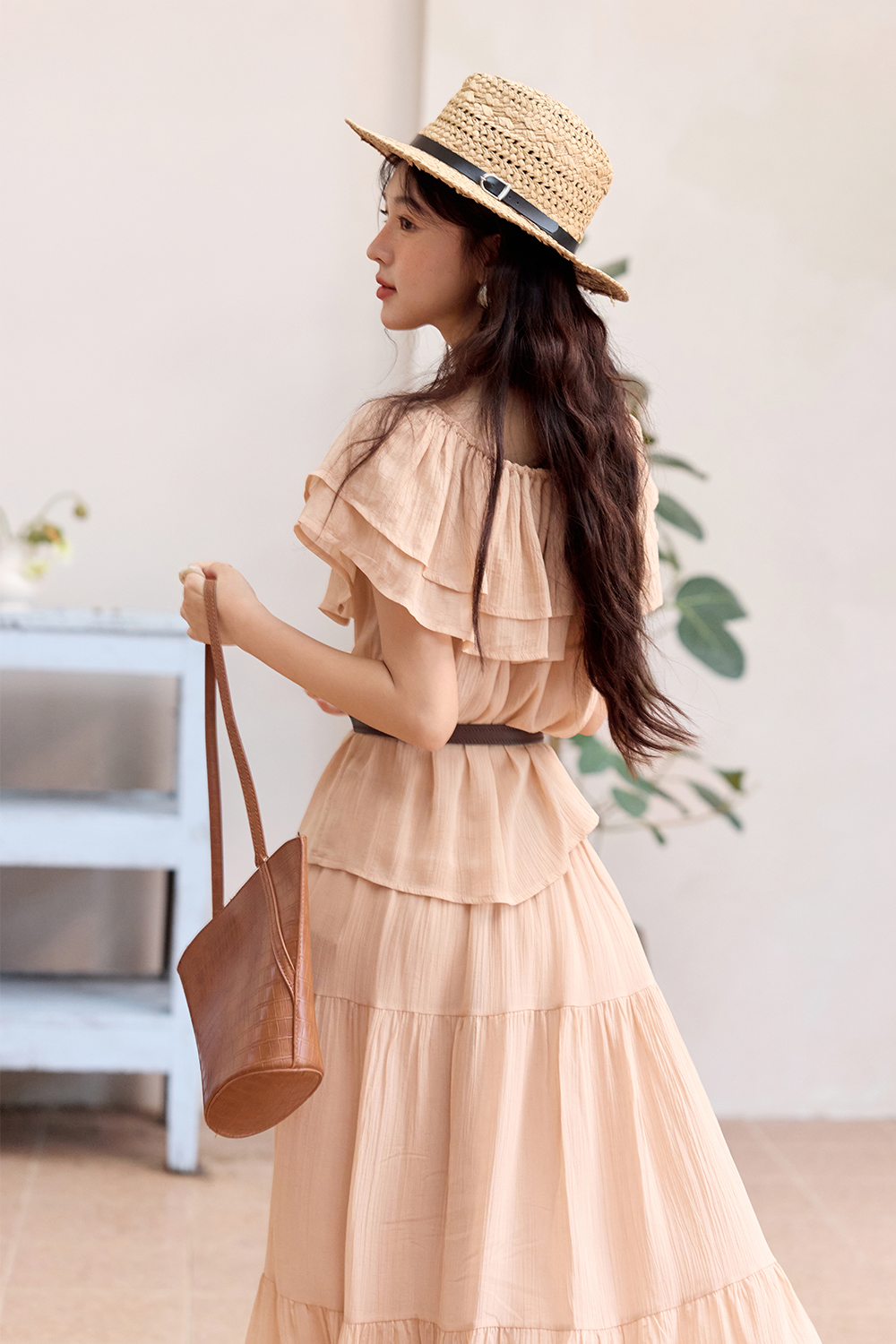 Blouse and Skirt Set