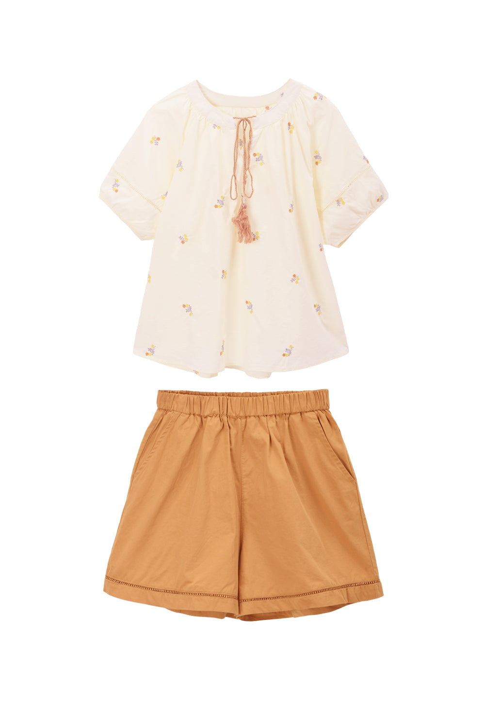Blouse and Shorts Set
