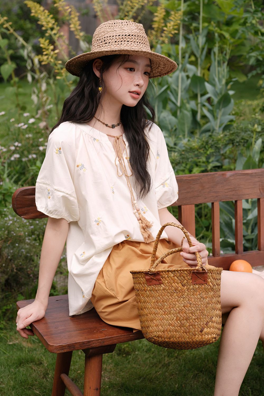 Blouse and Shorts Set