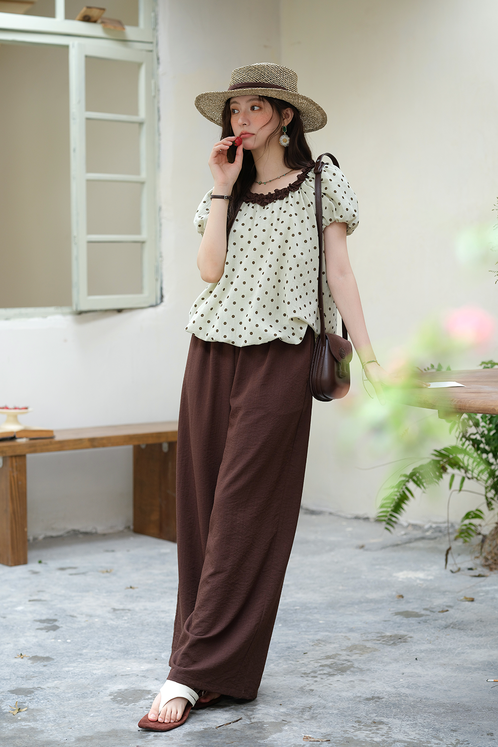 Blouse and Pant Set
