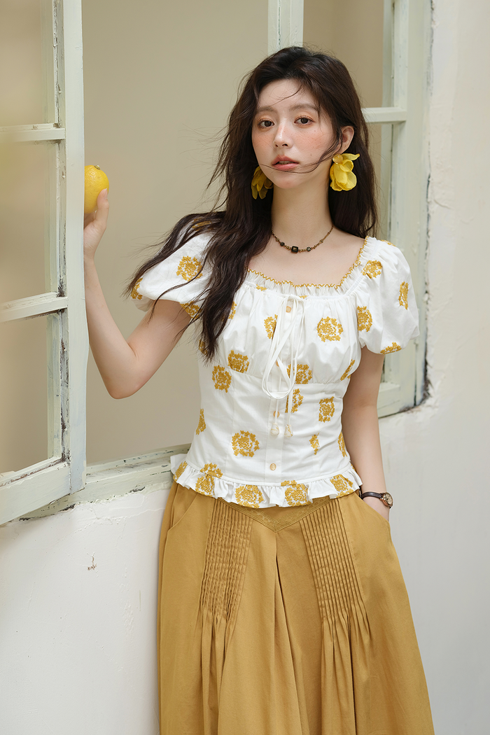 Blouse and Skirt Set Sold Separately