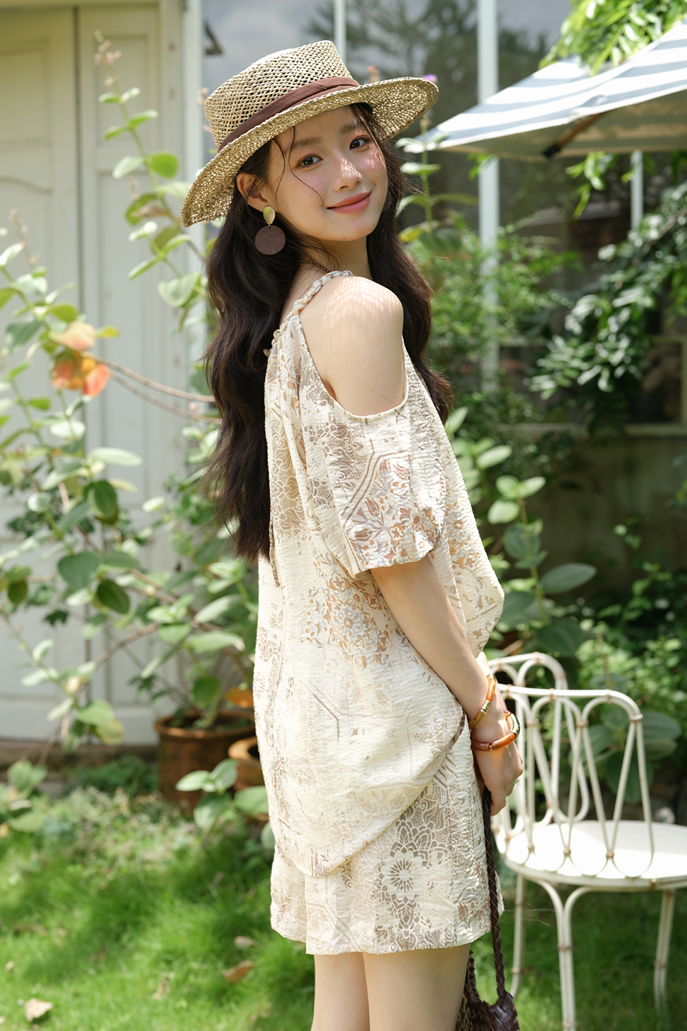Blouse and Shorts Set