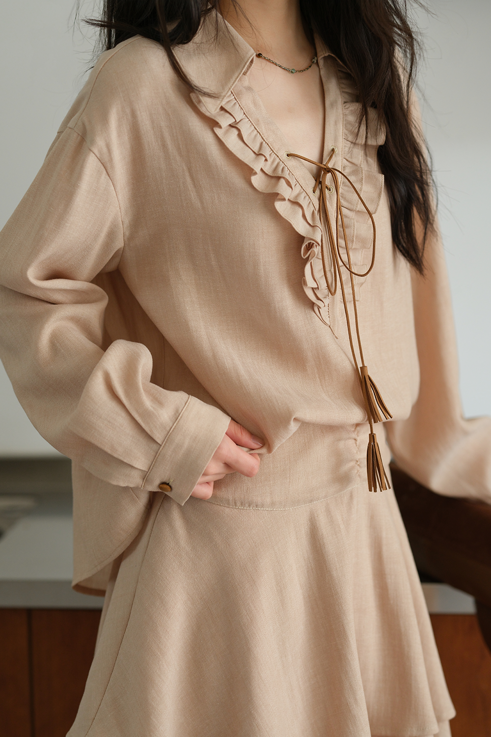 Blouse and Skirt Set