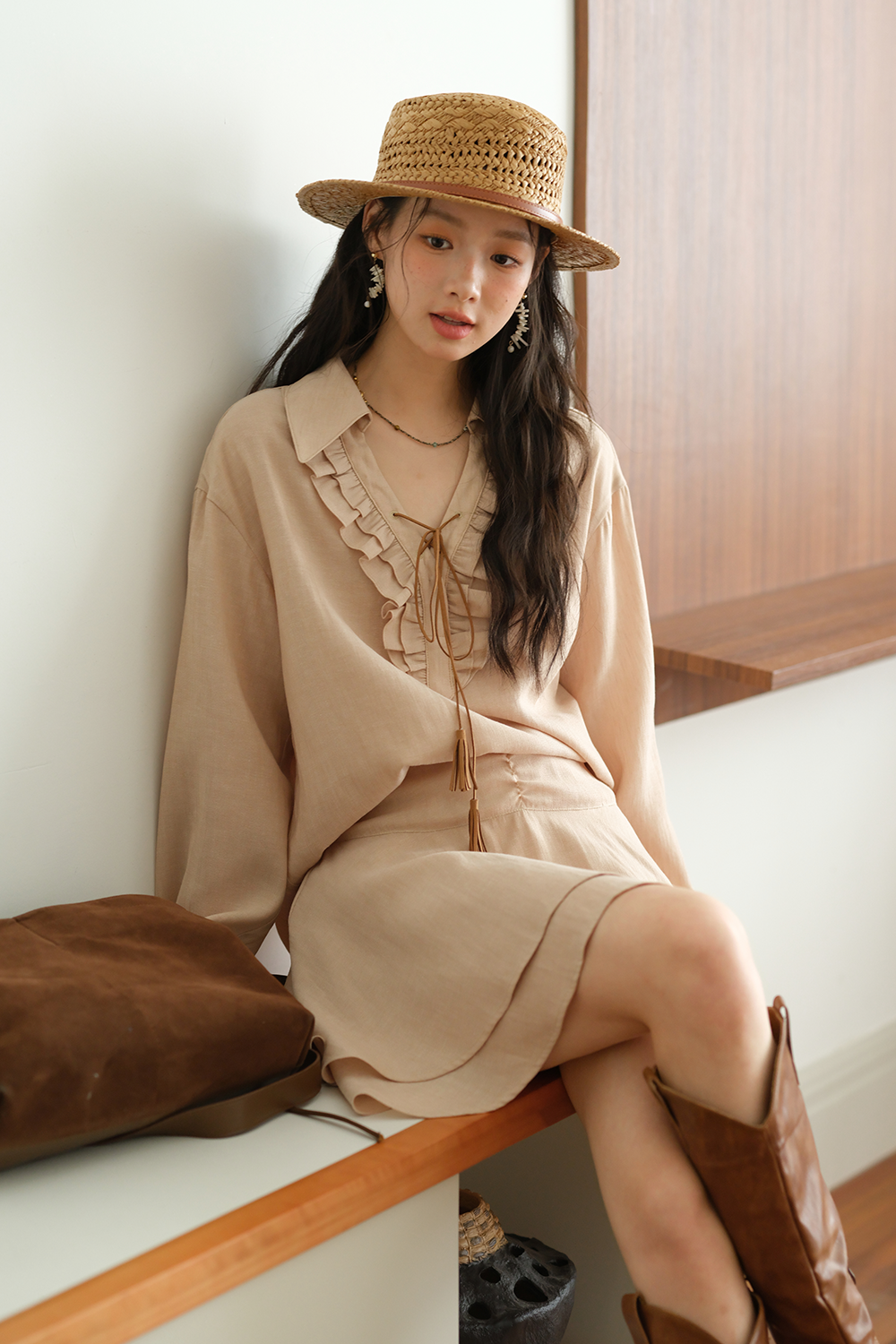 Blouse and Skirt Set