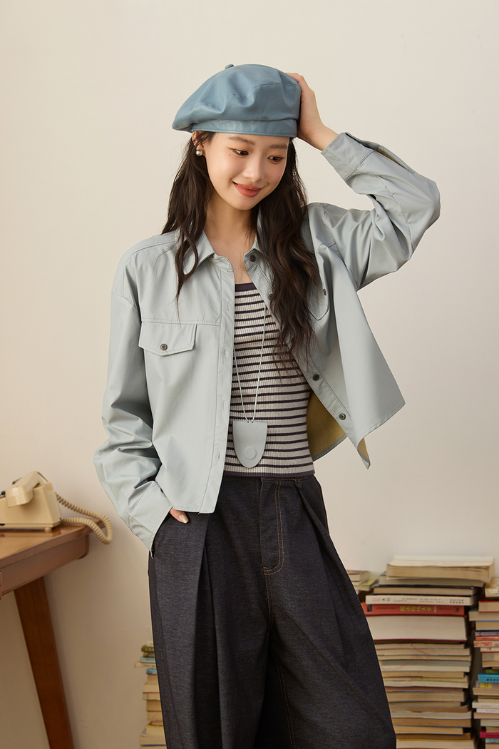 Shirt+Suspender Top Set