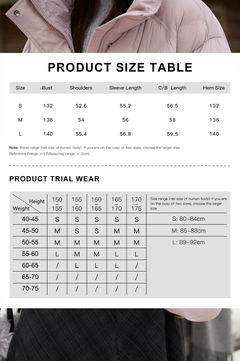 Puffer Jacket Coat for Women