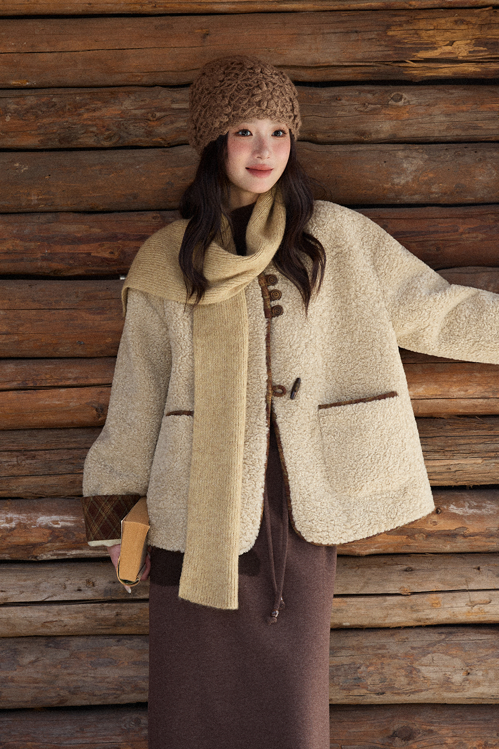 Coat and Scarf Sold Separately