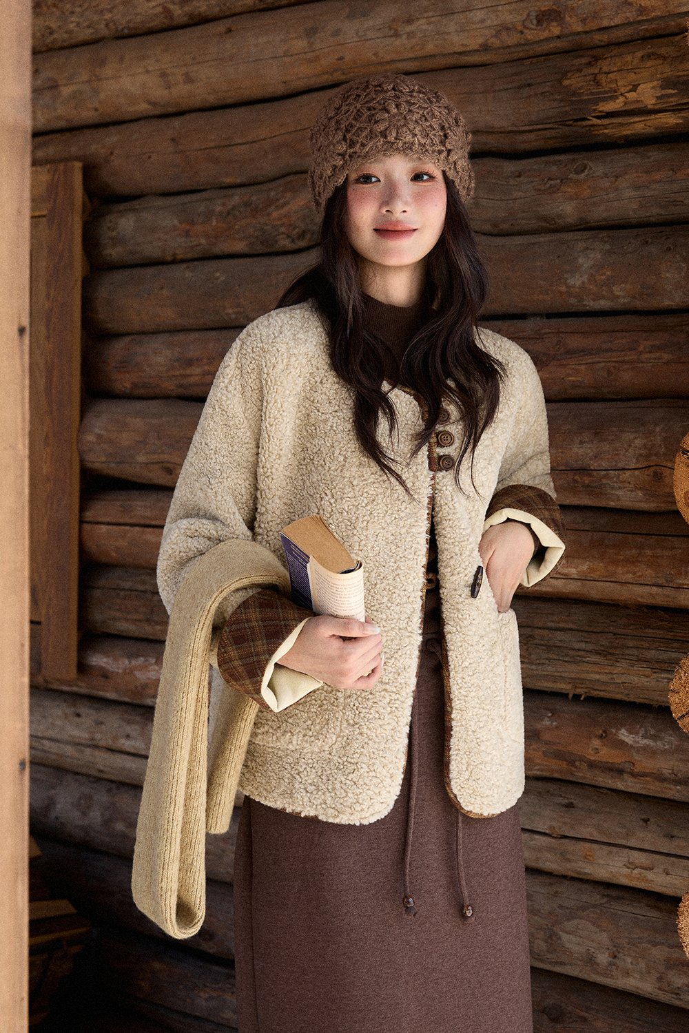 Coat and Scarf Sold Separately