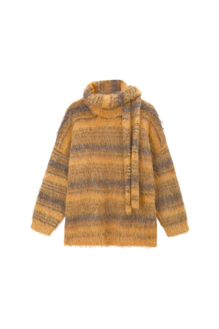 Knit Shirt+Scarf for Women